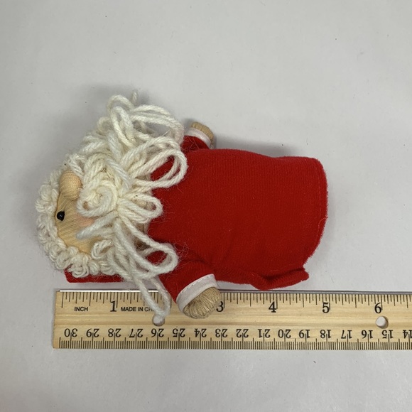 4 pc vintage Christmas holiday decorations, Santa, Mrs. Claus, and Candy Cane - Picture 7 of 17